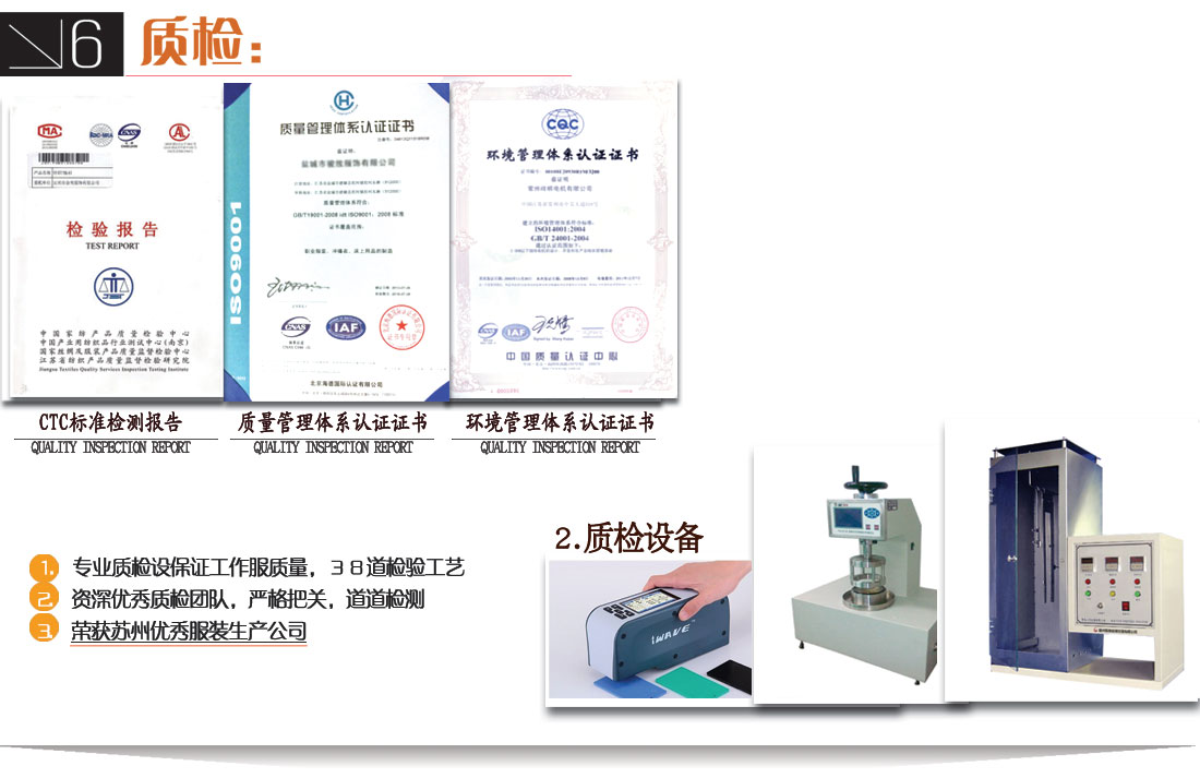 質(zhì)量檢驗！