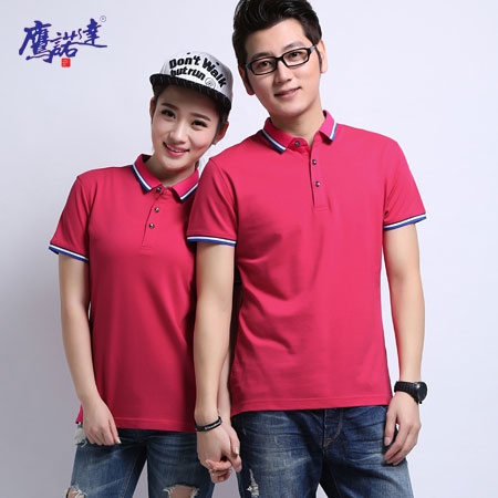 黑色提花領(lǐng)萊卡棉廣告衫ID6122系列