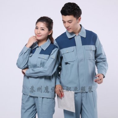 全棉春秋工作服勞保，春秋工作服