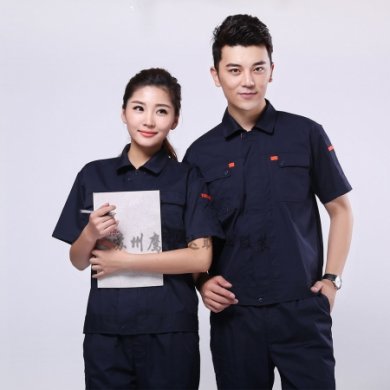 短袖工作服套裝，短袖工作服