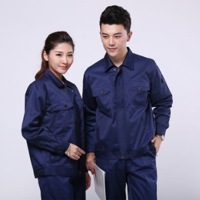 全棉春秋工作服勞保，春秋工作服
