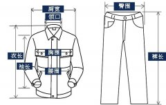 如何測量工作服尺碼？